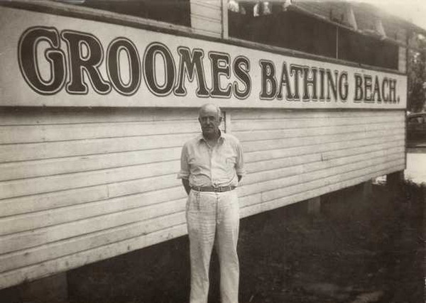 Groomes Bathing Beach - Old Photo (newer photo)